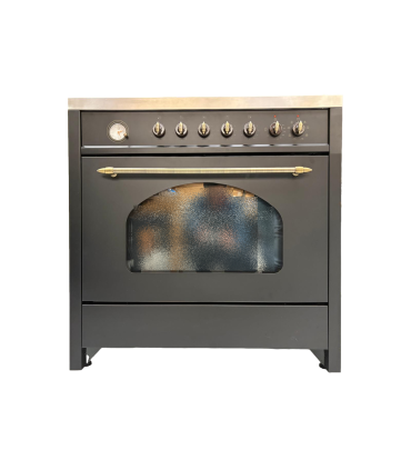 SOLTHERMIC® FOGÃO 90X60 VTI90ANEGRA INDUCCION FORNO 105L