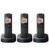 TELEFONO DECT PANASONIC KX-TGC313SPB TRI