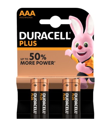 PILA DURACELL AAA PLUS POWER(LR03)K4 130