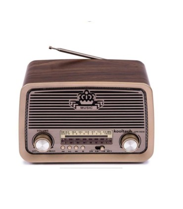 RADIO PORTATIL KOOLTECH CPRINDIE VINTAGE