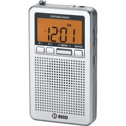 RADIO PORTATIL ELCO PD988S PLATA