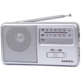 RADIO PORTATIL SANYO KS102P PLATA