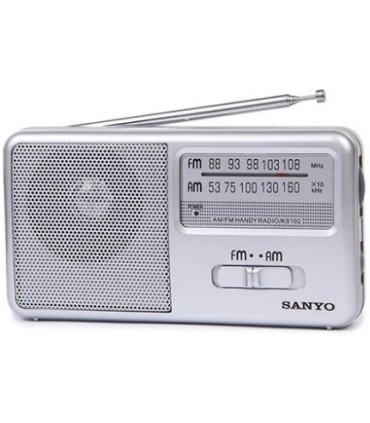 RADIO PORTATIL SANYO KS102P PLATA