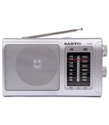 RADIO PORTATIL SANYO KS109P PLATA