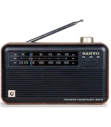 RADIO PORTATIL SANYO KS114 NEGRA