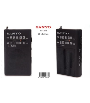 RADIO PORTATIL SANYO KS125N NEGRO