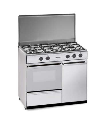 COCINA MEIRELES G2940DVTEX 4F INOX 88CM