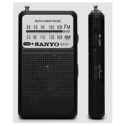 RADIO PORTATIL SANYO KS107N NEGRA