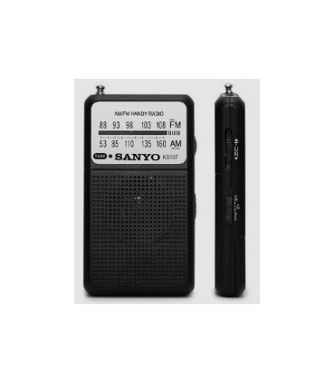 RADIO PORTATIL SANYO KS107N NEGRA