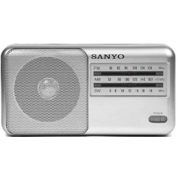RADIO PORTATIL SANYO KS120P PLATA