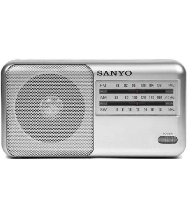 RADIO PORTATIL SANYO KS120P PLATA