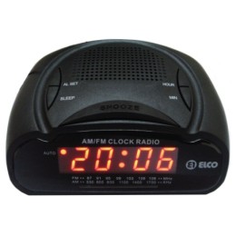RADIO DESPERTADOR ELCO PD218N NEGRO