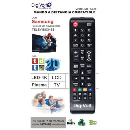 DIGIVOLT CONTROLO REMOTO DO TELEVISOR SAMSUNG SA36P