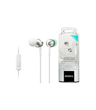 SONY AURICULAR MDREX110B C/MICRO BLANCO