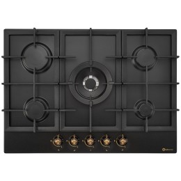 SOLTHERMIC® BL032 BLACK RUSTIC 70" GAS PLATE