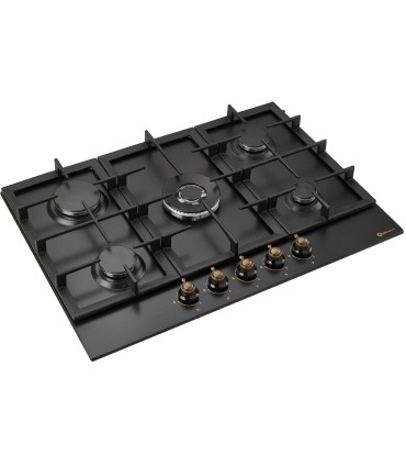 SOLTHERMIC® BL032 BLACK RUSTIC 70" GAS PLATE