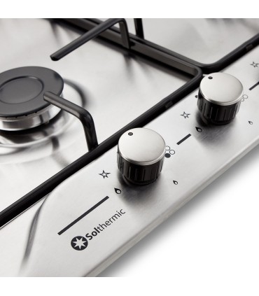 SOLTHERMIC® PLAQUE DE CUISSON À GAZ B640I1 ACIER INOXYDABLE