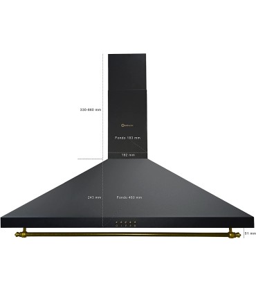 SOLTHERMIC® COMBO PACK PLACA VITROCERÂMICA ELÉCTRICA COM FORNO + EXAUSTOR 90