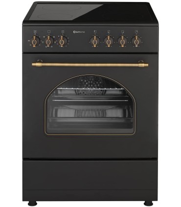 SOLTHERMIC® COMBO PACK COCINA ELÉCTRICA VITROCERAMICA CON HORNO + CAMPANA H60PR