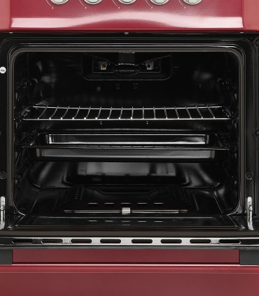 SOLTHERMIC® F9LT50G2 FOGÃO A GÁS VERMELHO 90X60 SUPORTE PARA BOTIJA DE GÁS