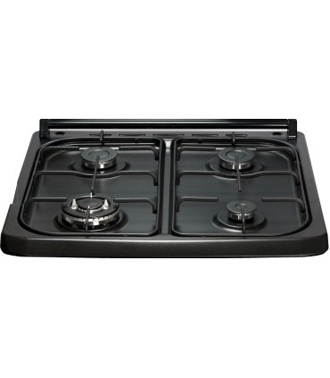 SOLTHERMIC® COCINA F6S40G2RB GAS NEGRA RÚSTICA 60X60