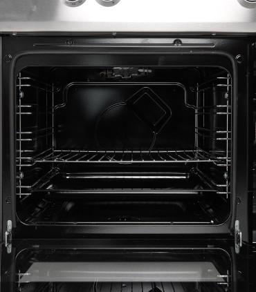 SOLTHERMIC® F9LT50G2I CUISINIÈRE À GAZ EN ACIER INOXYDABLE 90X60 SUPPORT DE BOUTEILLE DE GAZ