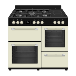 SOLTHERMIC® GAS COOKER + VTC CREAM RANGE COOKER 100 BRAND PROFESSIONAL 3 ELECTRIC OVENS