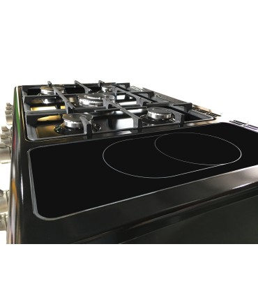 SOLTHERMIC® FOGÃO A GÁS + FOGÃO VTC CREAM RANGE 100 MARCA PROFISSIONAL 3 FORNOS ELÉCTRICOS