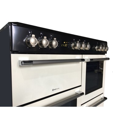 SOLTHERMIC® COCINA GAS + VTC CREMA RANGE COOKER 100 BRAND PROFESIONAL 3 HORNOS ELÉCTRICOS