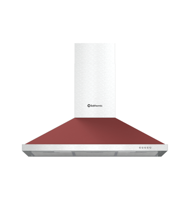 SOLTHERMIC® HOTTE DÉCORATIVE 90 ROUGE 8924