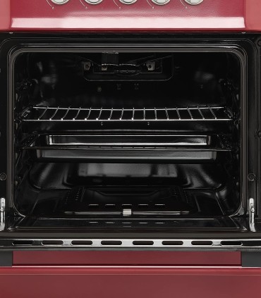 SOLTHERMIC® COCINA F5S40G2IR GAS ROJA BURDEOS 50X55