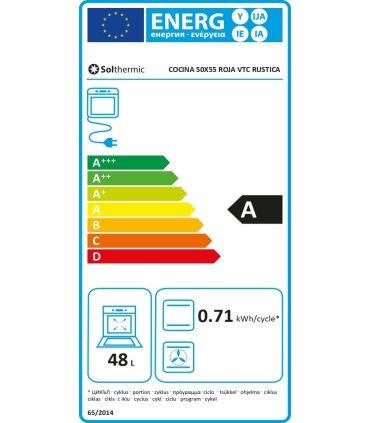 SOLTHERMIC® CUISINE VTC ROUGE RUSTIQUE 50X50 VTC50RED VTC50RED