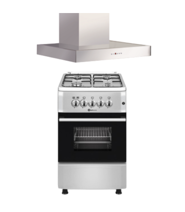 PACK COCINA DE GAS F5S4062I Y CAMPANA T ST-60X