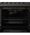 SOLTHERMIC® F5S04E3RB NOIR RUSTIQUE CUISINIÈRE ÉLECTRIQUE 50X55