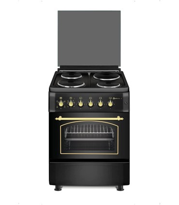 SOLTHERMIC COMBO PACK NEGRO RÚSTICO COCINA ELÉCTRICA + CAMPANA DE 60 H60PR