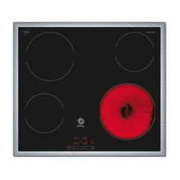 PLAQUE DE CUISSON VITRO BALAY 3EB720XR 4F CADRE EN ACIER INOXYDABLE