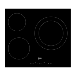 BEKO PLACA VITROCERÂMICA HIC63402T 3F DUPLA 27CM